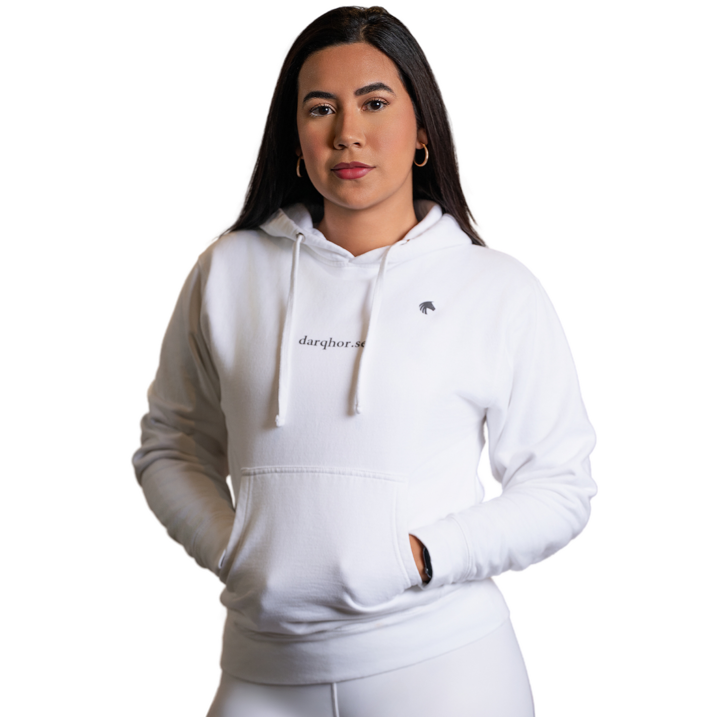 ELLA Unisex Hooded Sweatshirt | White