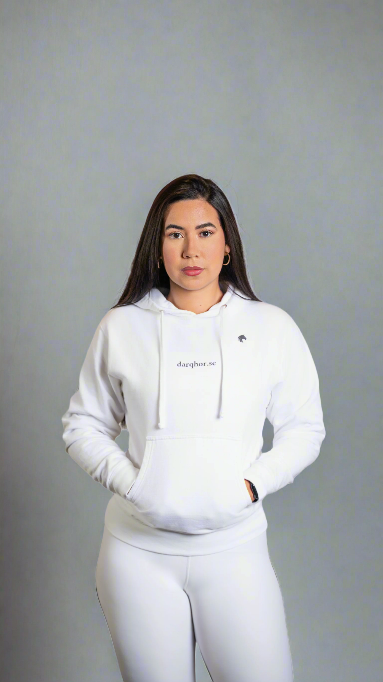 ELLA Unisex Hooded Sweatshirt | White